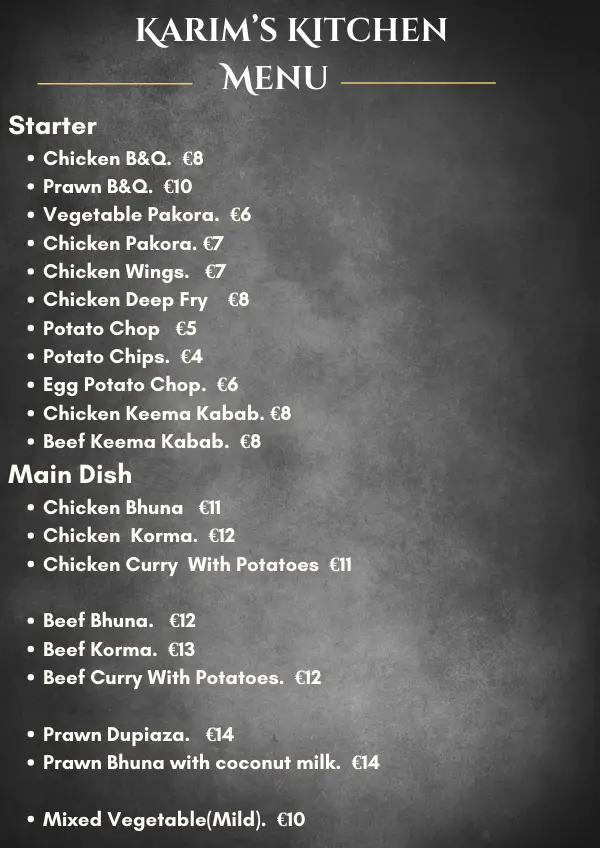 authentic Bangladeshi food